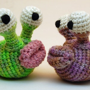 Crochet Garden Slug Amigurumi Plush Toy Pattern PDF Digital Download image 5