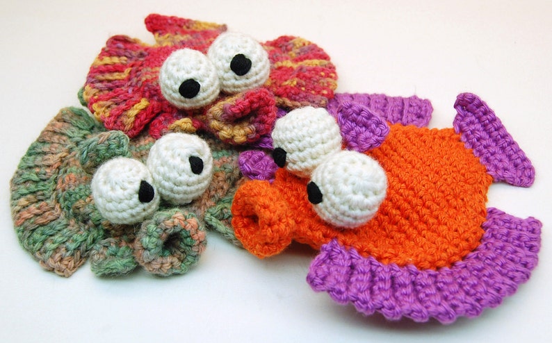 Crochet Flappy Flounder Amigurumi Plush Toy Pattern PDF Téléchargement numérique image 3