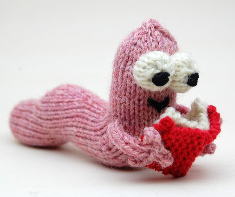 Bookworm Amigurumi Plush Toy Knitting Pattern PDF Digital Download image 4