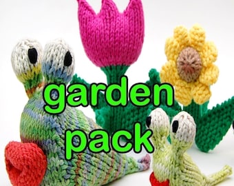 Garden Pack Amigurumi Plush Toy Knitting Patterns Digital Download
