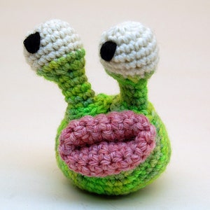 Crochet Garden Slug Amigurumi Plush Toy Pattern PDF Digital Download image 4