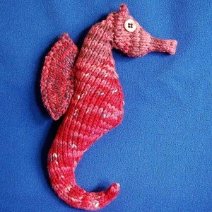 Seahorse Amigurumi Plush Toy Knitting Pattern PDF Digital Download image 3