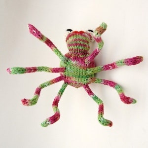 Speedy Spider Knitting Amigurumi Plush Toy Pattern Tutorial PDF Download image 4