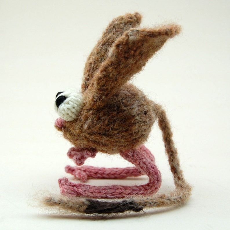 Jumpy Jerboa Amigurumi Plush Toy Knitting Pattern PDF Digital Download image 3