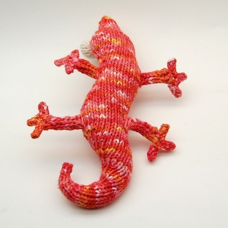 Eddie Lizzard Amigurumi Plush Toy Knitting Pattern PDF Digital Download image 4