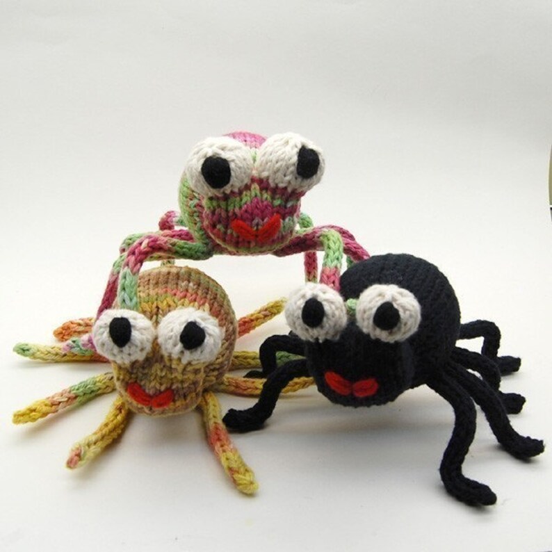 Speedy Spider Knitting Amigurumi Plush Toy Pattern Tutorial PDF Download image 5