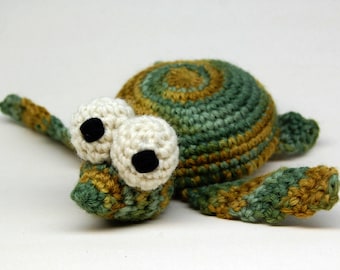 Crochet Baby Dude Sea Turtle Amigurumi Plush Toy PDF Pattern Download