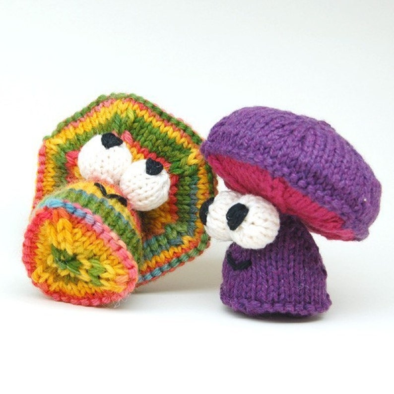 Da Fungis Amigurumi Mushroom Knitting Pattern PDF Digital Etsy