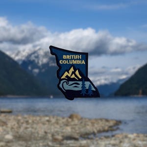 British Columbia Embroidered Travel Patch