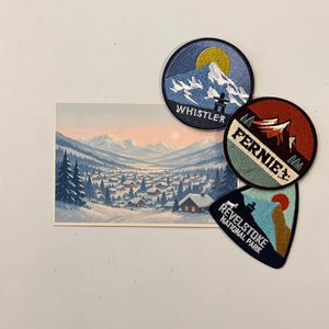 Ski Towns & Snowy Escapes Bundle Postkarten Patch Bundle