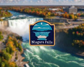 Niagara Falls Embroidered Travel Patch