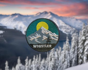 Whistler Embroidered Travel Patch