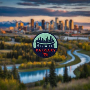 Calgary Embroidered Travel Patch