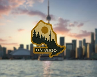 Ontario Embroidered Travel Patch