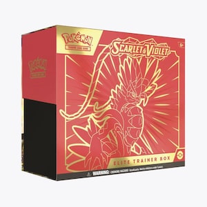Caja de Entrenador Élite Base de Pokémon Escarlata y Violeta (Koraidon)