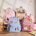 Custom Name School Bag, Personalized Mini Backpack, Kindergarten Bag, First Day of School, Toddler Gift