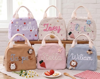 Custom Handmade Kids Lunchbox, School Lunch Bag, Gifts for Kids