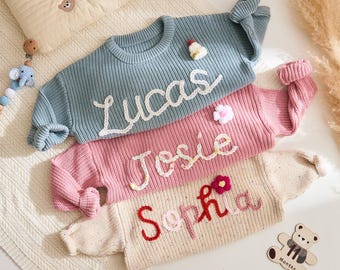 Personalisierter Baby Pullover, Personalisiertes Geschenk