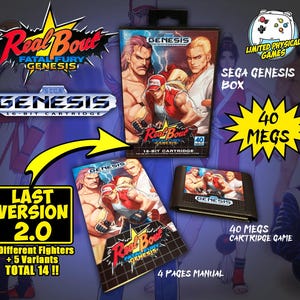 Real Bout Fatal Fury Genesis SEGA GENESIS