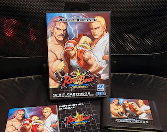 Real Bout Fatal Fury Genesis Sega Mega Drive BLACK COVER