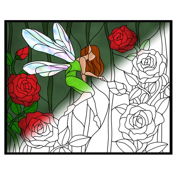 Stained Glass Fairy - Etsy