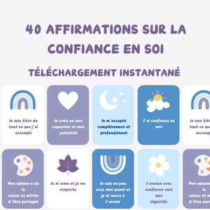 40 Selbstvertrauens-Affirmationen, Positive Affirmationen, Persönliche Entwicklung, Manifestation, Wohlbefinden, Gesetz der Anziehung