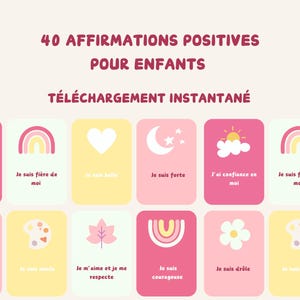 40 Cartes d’Affirmations Positives pour Enfants – Développement Personnel & Confiance en Soi