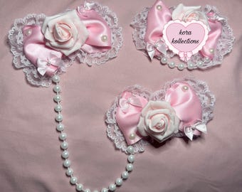 handmade custom hime gyaru coquette ashley bow set