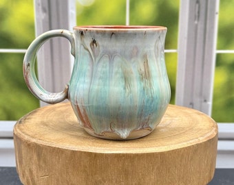 Stoneware Coffee Mug, Pottery Mug, Stoneware Mug, Wheel Thrown Pottery Mug, Handmade Tea Mug, Ceramic Tea Mug, Ceramic Coffee Mug