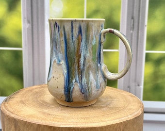 Stoneware Coffee Mug, Pottery Mug, Stoneware Mug, Wheel Thrown Pottery Mug, Handmade Tea Mug, Ceramic Tea Mug, Ceramic Coffee Mug