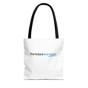 Offseq Tote Model A6, Future is a Rumor Tote Bag | Stylish AOP Bag for Everyday Use, Eco-Friendly Shopping, Unique Gift for Friends