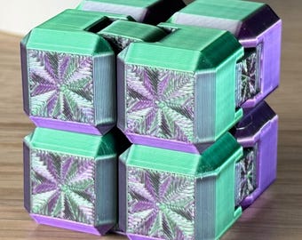 Trinity Infinity Cube – Meet your new favourite fidget | Infinite Endless Folding Motion Cube - Flip It, Fold It, Work It.