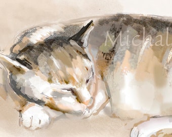 Watercolor Art ACEO Numbat Archival Print