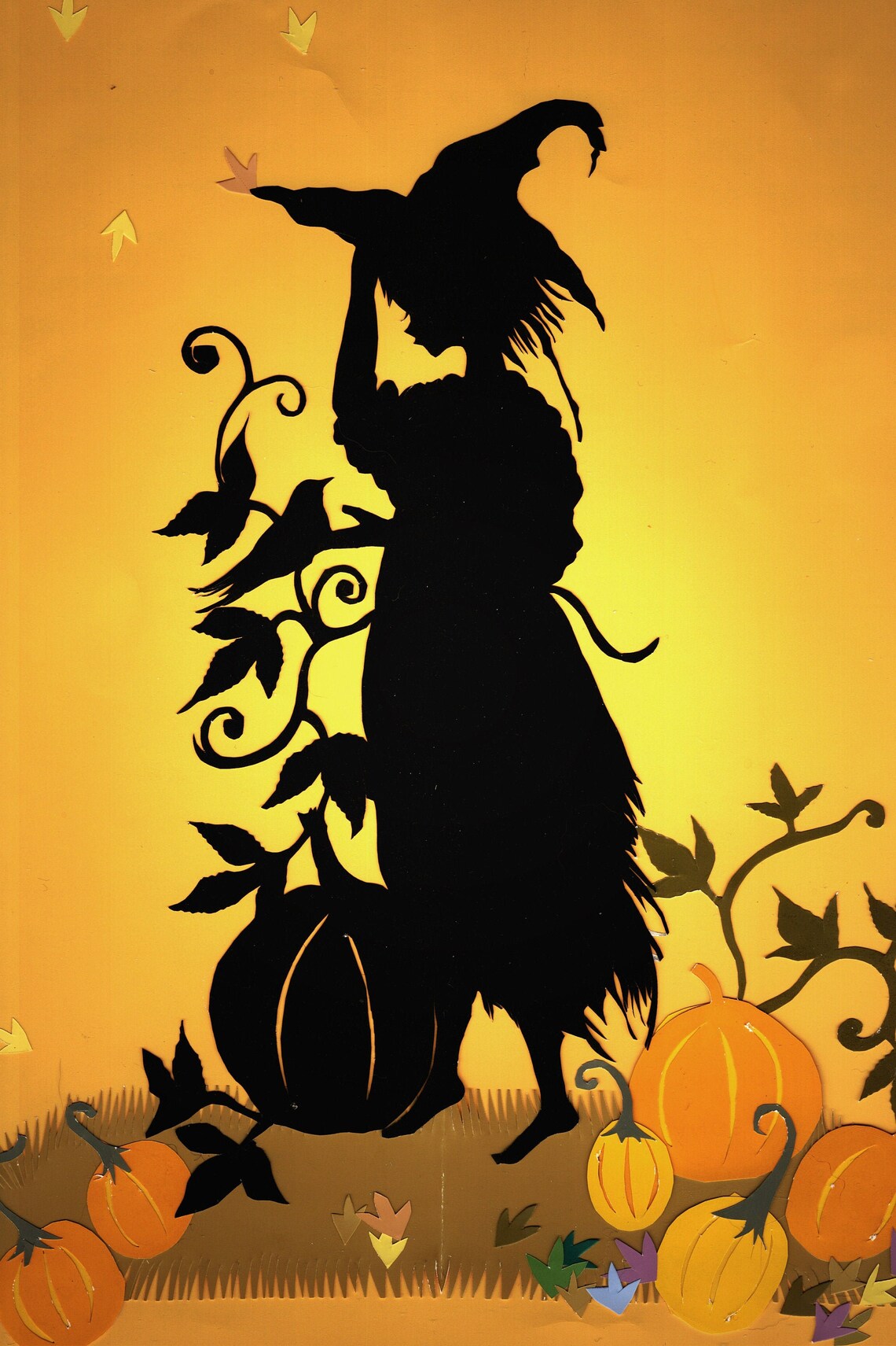 THE GOOD WITCH Halloween Card Etsy