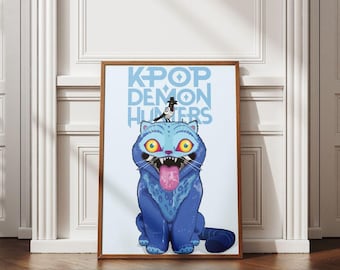 Derpy and Sussie Poster Kpop Demon Hunters Duo Digital Art, Artsy Room Wall Decor, Instant Digital Download, Printable Wall Art