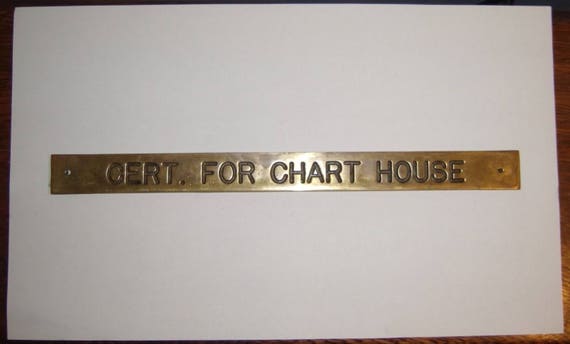 Chart House Number