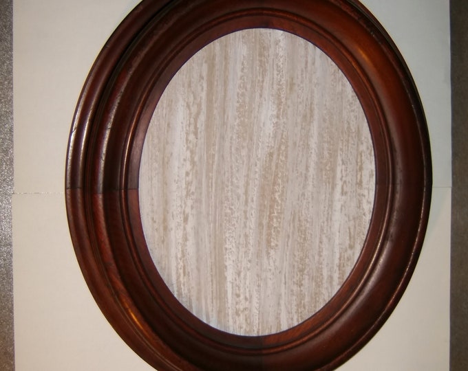 ANTIQUE PICTURE FRAME Oval Walnut Wood Wooden Civil War Etsy
