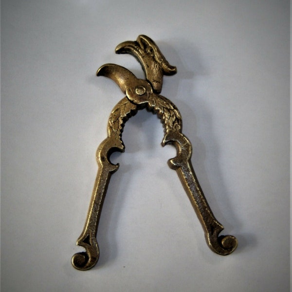 Antique Brass Nutcracker Etsy