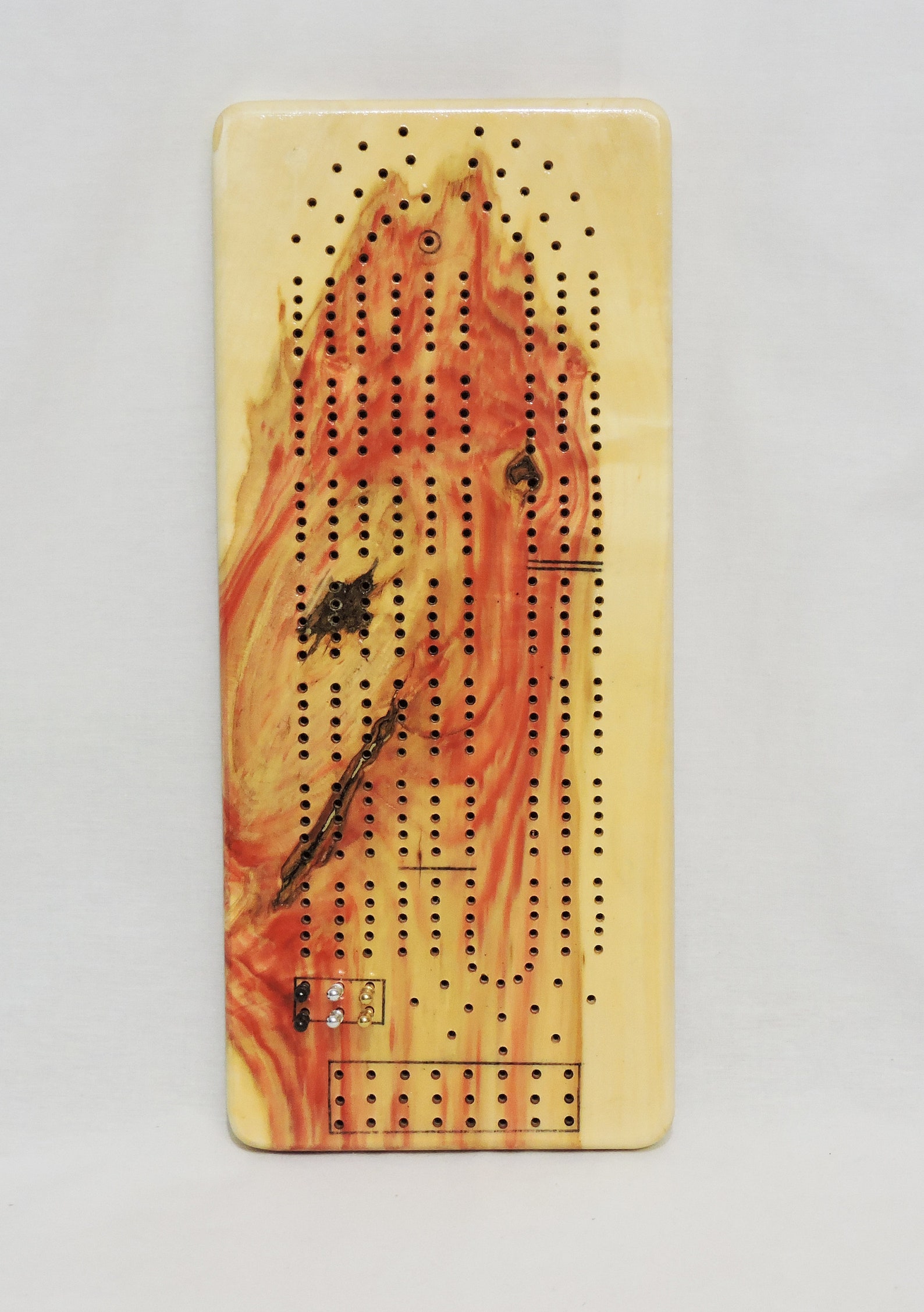 Cribbage Board 2 o 3 Jugador Completo con clavijas | Etsy