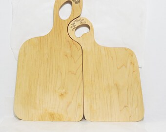 Funny Face Series Nesting Charcuterie Cheese Board- Maple Wood