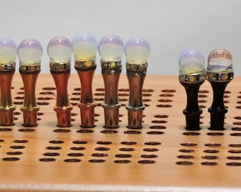7mm diameter Opal Stone Cribbage Pegs