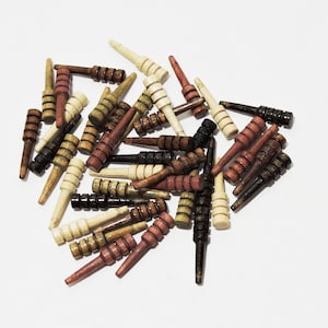 Wooden Replacement Pegs - Sets of 3,6,9,12,15,20. Kitchen Grocery List Pegs, Game Pieces