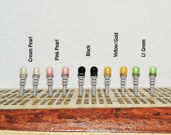 Fancy Resin Cribbage Pegs - SET OF 2 PEGS - Game Night - Tall or Short