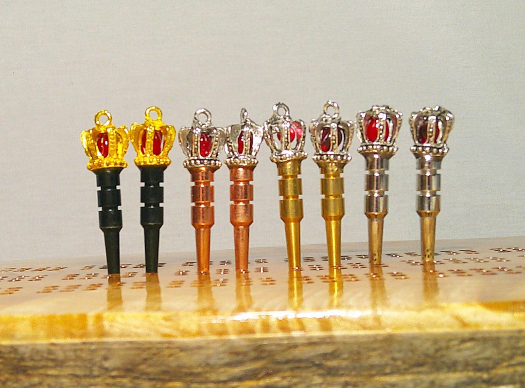 Kings Crown Cribbage Peg Ver 1 Gold Copper Black or Silver Peg Kings Crown Cribbage Peg Ver 1 Gold Copper Black or Silver Peg