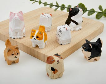 犬 陶器 ミニ置物 セット 台湾の陶器の犬の置物のヴィンテージセット（別売り） - Etsy 日本