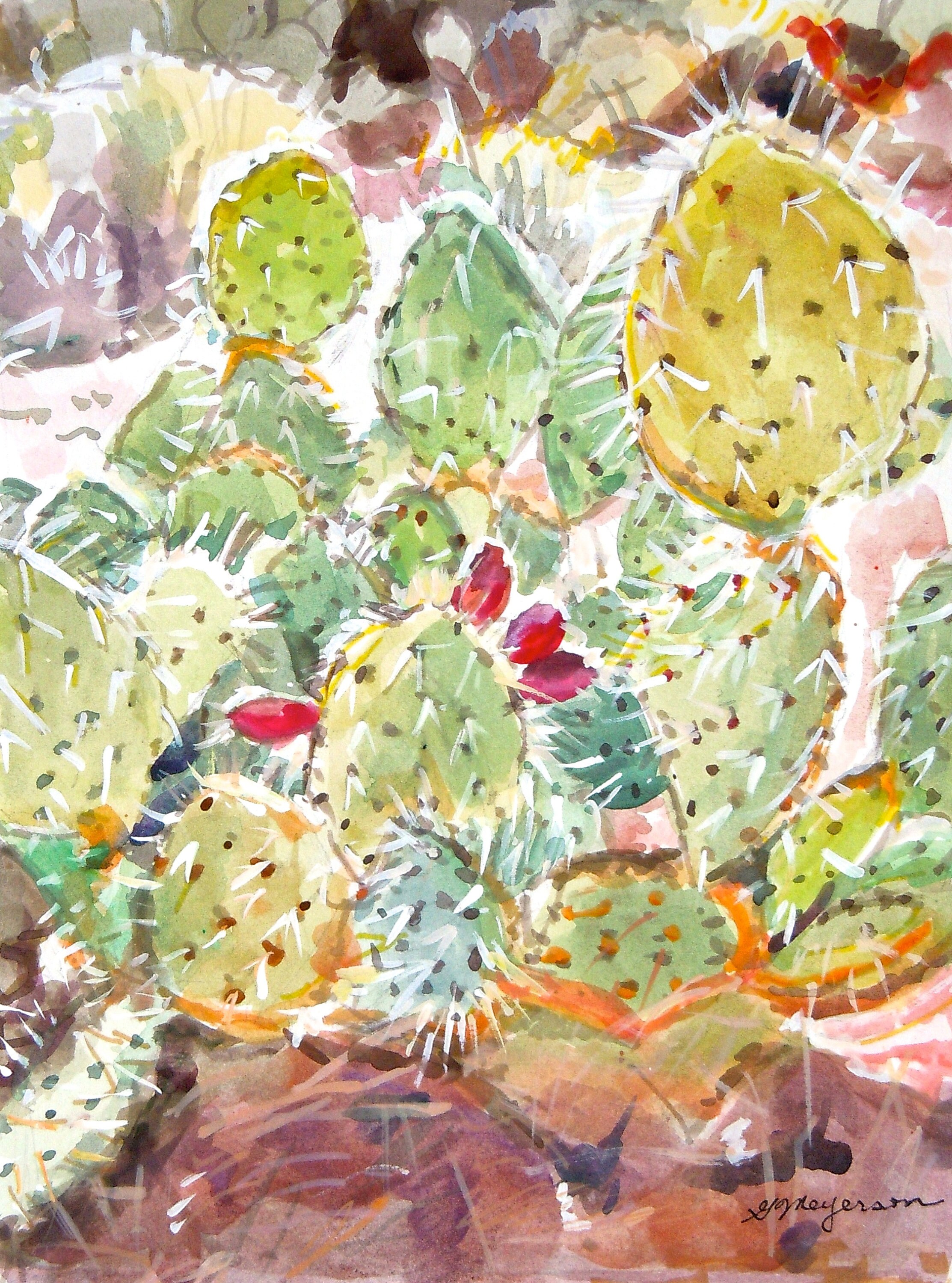 Bell Rock Sedona Art Print: Arizona Desert Landscape Painting