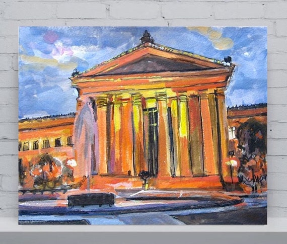 Philadelphia Art Museum Philly Art Print Wall Decor. | Etsy