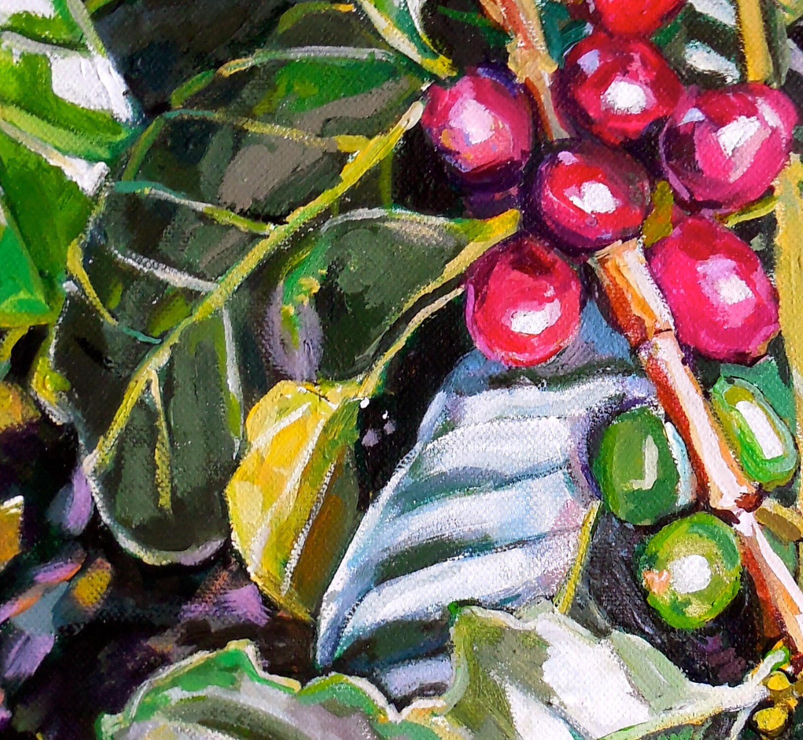 Coffee Plant Art Print Botanical Art Gift Medellin Colombia Etsy