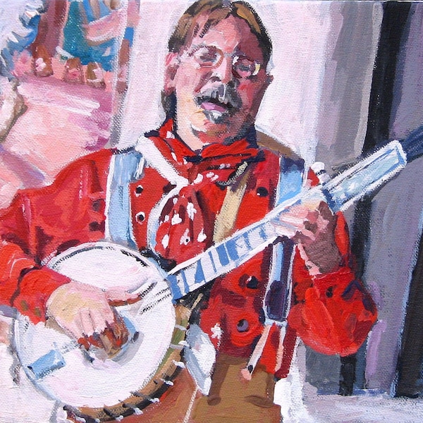 Mexican Banjo Player Etsy