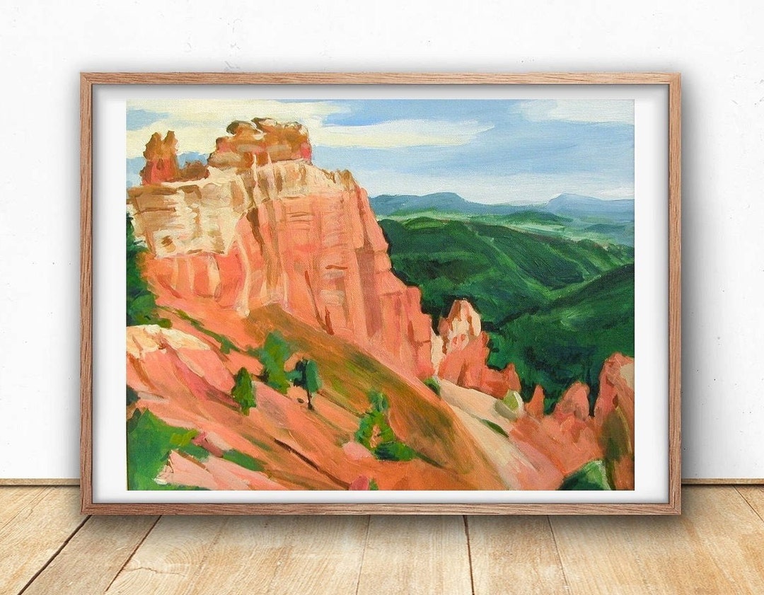Sedona AZ Red Rocks Landscape Art Southwestern Painting Etsy